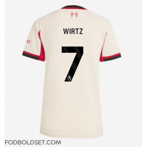 Liverpool Florian Wirtz #7 Udebanetrøje Dame 2025-26 Kortærmet